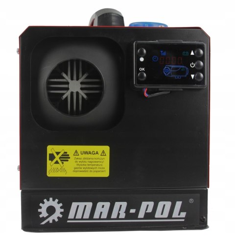 Nagrzewnica olejowa Mar-Pol 12 kW - zamknięta komora spalania