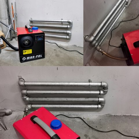 Nagrzewnica olejowa Mar-Pol 12 kW - zamknięta komora spalania