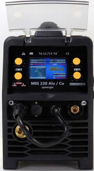Półautomat spawalniczy MIG/MAG, MMA, TIG Magnum 40-200 A 230 V