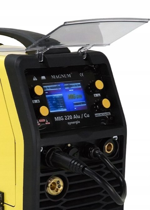 Półautomat spawalniczy MIG/MAG, MMA, TIG Magnum 40-200 A 230 V