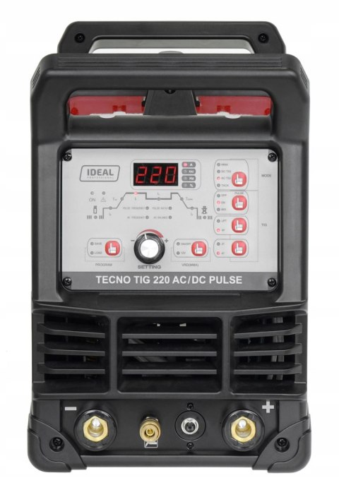 SPAWARKA INWERTOROWA INWERTER IDEAL TECNO TIG 220 AC/DC PULS 5-220A MMA HF SPAWARKA INWERTOROWA INWERTER IDEAL TECNO TIG 220 AC/DC PULS 5-220A MMA HF