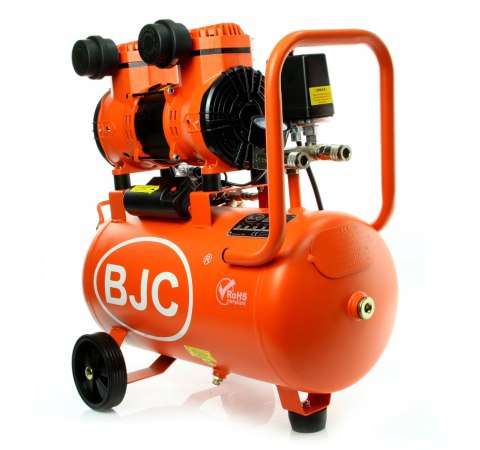 SPRĘŻARKA POWIETRZA KOMPRESOR BEZOLEJOWY 24L CICHY 230V BJC 1500W