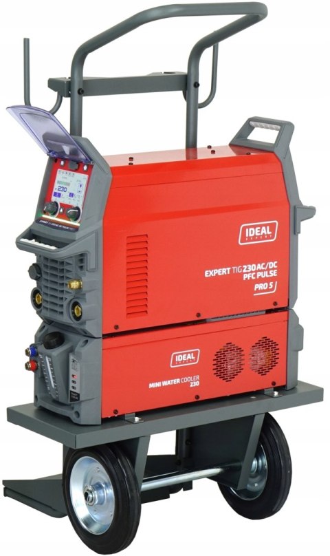 Spawarka profesjonalna EXPERT TIG 230 AC/DC + Chłodnica PFC Pulse Pro5 MMA