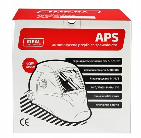 AUTOMATYCZNA PRZYŁBICA SPAWALNICZA APS-510G BLUE MAT PRO TRUE COLOR IDEAL AUTOMATYCZNA PRZYŁBICA SPAWALNICZA APS-510G BLUE MAT PRO TRUE COLOR IDEAL