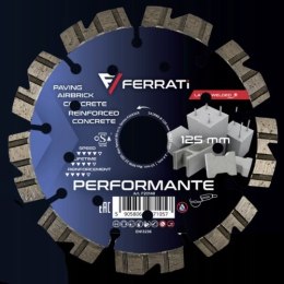 FERRATI TARCZA DIAMENTOWA TNĄCA PERFORMANTE Ø 230 MM x 22,23 MM do betonu
