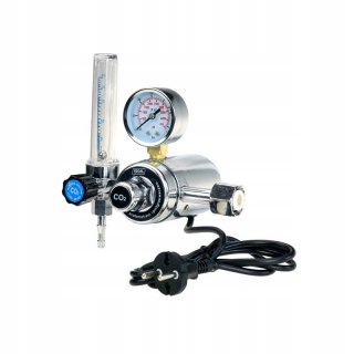 Reduktor gazu z rotametrem i podgrzewaczem 230V CO2 ARGON