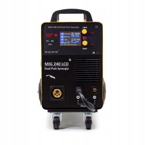 SPAWARKA MIGOMAT MAGNUM MIG 240 DUAL PULS LCD 3w1