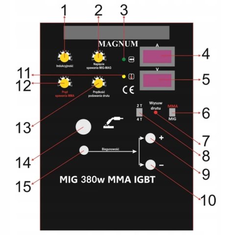 Spawarka MIGOMAT MIG MAG MMA 400V Magnum IGBT 370A