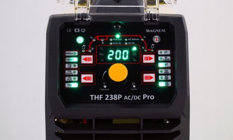 Spawarka Magnum TIG AC DC THF 238 Pro 200 A HF Aluminium Puls PUNKT IGBT