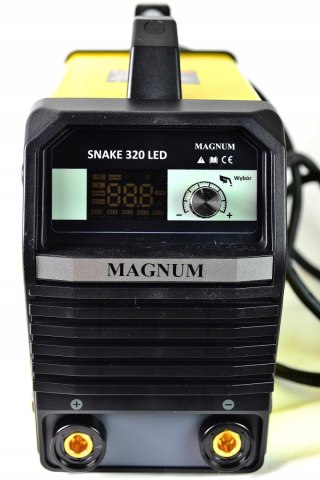 Spawarka elektrodowa MMA MAGNUM SNAKE 320 LED 300A z dodatkowymi funkcjami