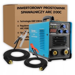Spawarka inwertorowa Sherman 10-200 A 230 9,4 kVA MMA ARC 200C