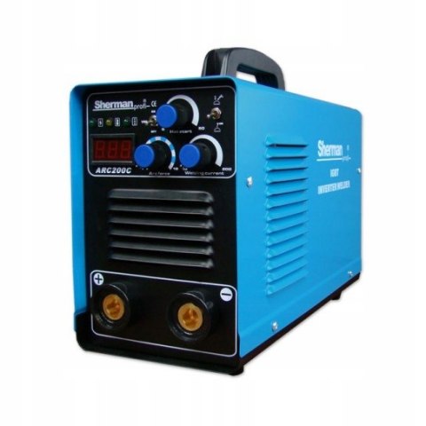 Spawarka inwertorowa Sherman 10-200 A 230 9,4 kVA MMA ARC 200C