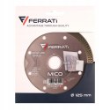 Tarcza diamentowa tnąca 125mm Ferrati Mico F20108 na sucho, ceramika i gres