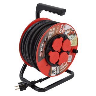 AWTOOLS PRZEDŁUŻACZ BĘBEN PROFESSIONAL 25m 3x1,5 mm 16A / 3680W / IP44