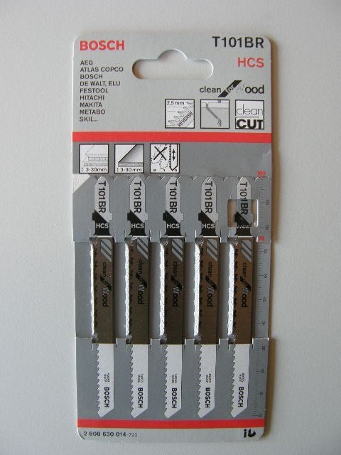 BOSCH BRZESZCZOT T101BR /5szt./DREWNO