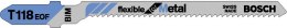 BOSCH BRZESZCZOT T118EOF /5szt./INOX