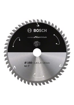 BOSCH PIŁA TARCZOWA STANDARD ALUMINIUM ACCU 160x20x52z
