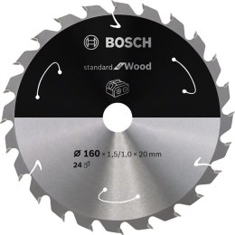 BOSCH PIŁA TARCZOWA STANDARD WOOD ACCU 160x20x24z