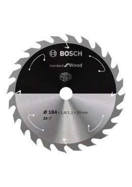 BOSCH PIŁA TARCZOWA STANDARD WOOD ACCU 184x20x24z