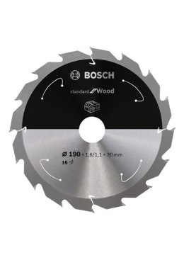 BOSCH PIŁA TARCZOWA STANDARD WOOD ACCU 190x30x16z