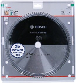 BOSCH PIŁA TARCZOWA STANDARD WOOD ACCU 305x30x96z