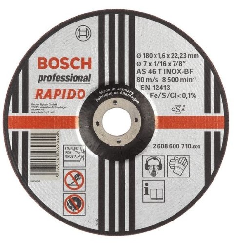 BOSCH TARCZA DO METALU 230mm x 1,9mm x 22mm EXPERT FOR INOX