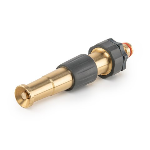 BRADAS DYSZA REGULOWANA MOSIĘŻNA GW 3/4" Z PRZYŁĄCZEM NA KRAN GZ 3/4" 12,5cm BRASS SOFT