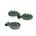 BRADAS KLIPS DO MOCOWANIE SIATEK CIENIUJĄCYCH ZIELONY /10szt. BUNGEE CORD CLIPS