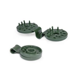 BRADAS KLIPS DO MOCOWANIE SIATEK CIENIUJĄCYCH ZIELONY /10szt. BUNGEE CORD CLIPS
