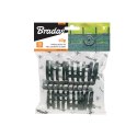 BRADAS KLIPS DO MOCOWANIE SIATEK CIENIUJĄCYCH ZIELONY /10szt. BUNGEE CORD CLIPS