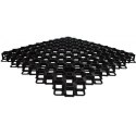 BRADAS KRATKA OGRODOWA CZARNA 40mm /60cm x 60cm MULTI GRID