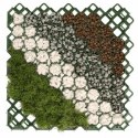 BRADAS KRATKA OGRODOWA ZIELONA 40mm /60cm x 60cm MULTI GRID