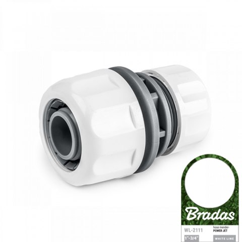 BRADAS ŁĄCZNIK WĘŻA 1" / 3/4" /WHITE LINE