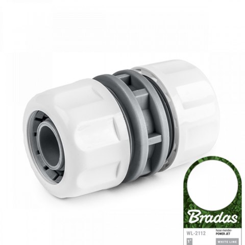 BRADAS ŁĄCZNIK WĘŻA 1" /WHITE LINE