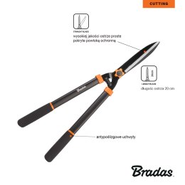 BRADAS NOŻYCE DO ŻYWOPŁOTU V-SERIES OSTRZE PROSTE