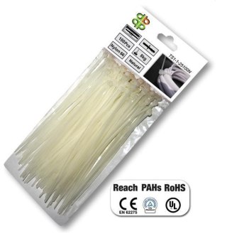 BRADAS OPASKA PLASTIK BIAŁA 3,6x200/100szt