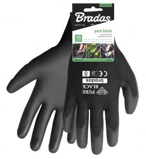 BRADAS RĘKAWICE ROBOCZE PURE BLACK ROZ. 11/BS