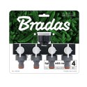 BRADAS ROZDZIELACZ 4-DROŻNY GW 1"- 3/4" Z ZAWORAMI /WHITE LINE