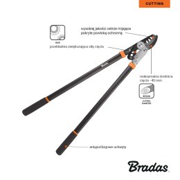 BRADAS SEKATOR DO GAŁĘZI V-SERIES-D OSTRZE MIJAJĄCE 40mm