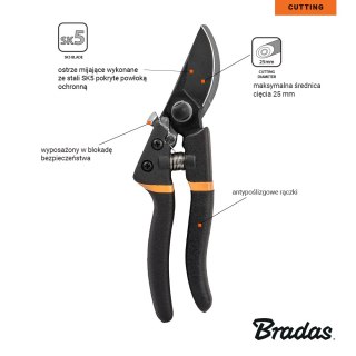 BRADAS SEKATOR OGR.V-SERIES-D OSTRZE MIJAJĄCE SK5 STAL