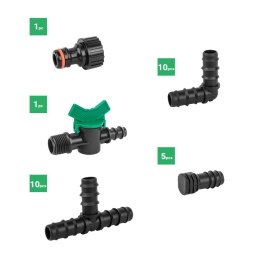 BRADAS ZESTAW AKCESORIÓW DO LINII KROPLUJĄCEJ 16mm /27szt.