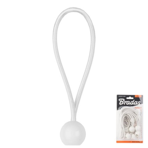 BRADAS ZESTAW GUM Z KULKĄ BUNGEE CORD BALL 20cm /10szt.