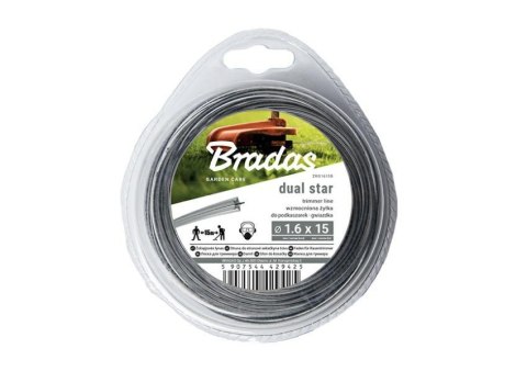 BRADAS ŻYŁKA TNĄCA RIPPER DUAL 2,4*15m/GW./BLIS .
