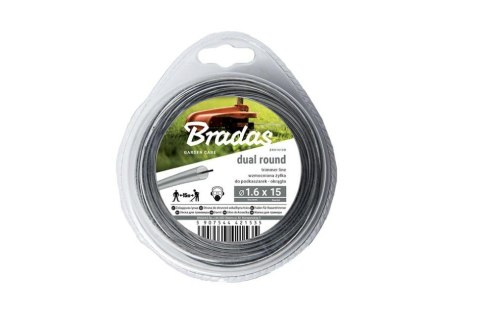 BRADAS ŻYŁKA TNĄCA RIPPER DUAL 2,4*15m/OKR/BLIS .