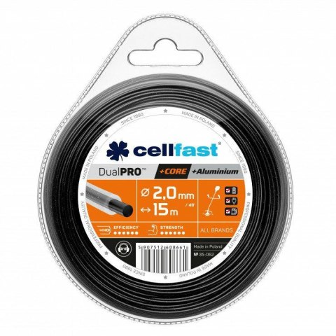 CELLFAST ŻYŁKA TNĄCA Z RDZENIEM 2,0*15m OKRĄGŁA