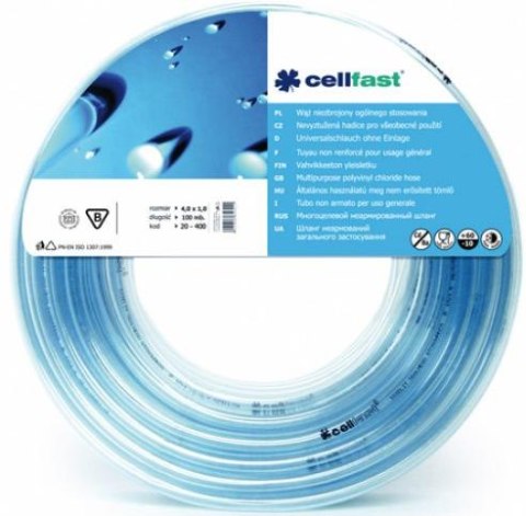 CELLFAST WĄŻ OGÓLNEGO STOSOWANIA 8,0x1,5 120mb PL "A" /NA STOJAK