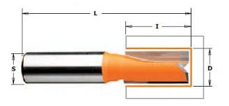 CMT FREZ HM D= 6 I=16 L=50,8 S=6 PROSTY, KRÓTKI.
