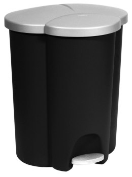 CURVER KOSZ DO SEGREGACJI ŚMIECI 3 POJEMNIKI 40L /CZARNY/ SREBRNY