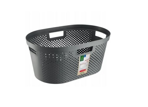 CURVER KOSZ NA PRANIE RECYCLED 40L /CIEMNY SZARY