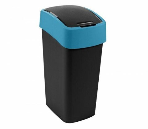 CURVER KOSZ NA ŚMIECI "FLIP BIN" 9L /CZARNY/ NIEBIESKI